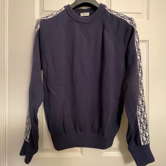 Dior Obliquemens Sweater With Oblique 
